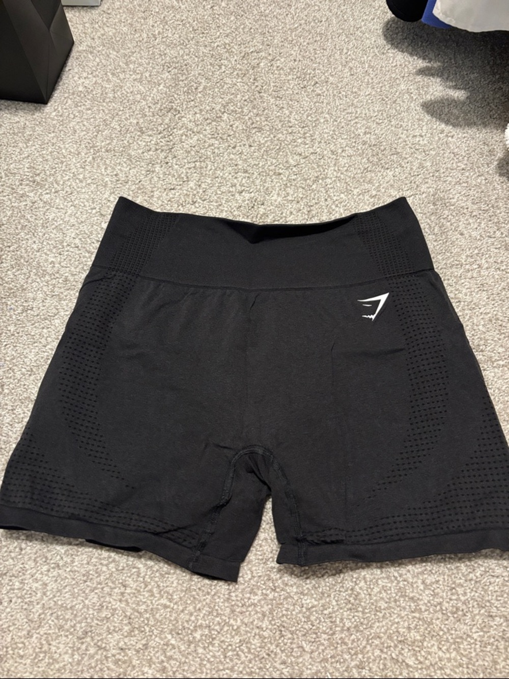 Gymshark Black Seamless High-Rise Bike Shorts